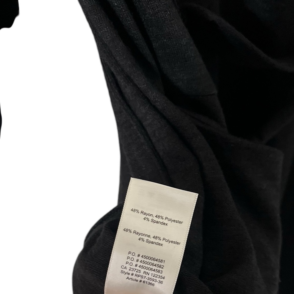 ARITZIA Wilfred Free Black Belted Knit Long Cardigan Sweater - Picture 5 of 9
